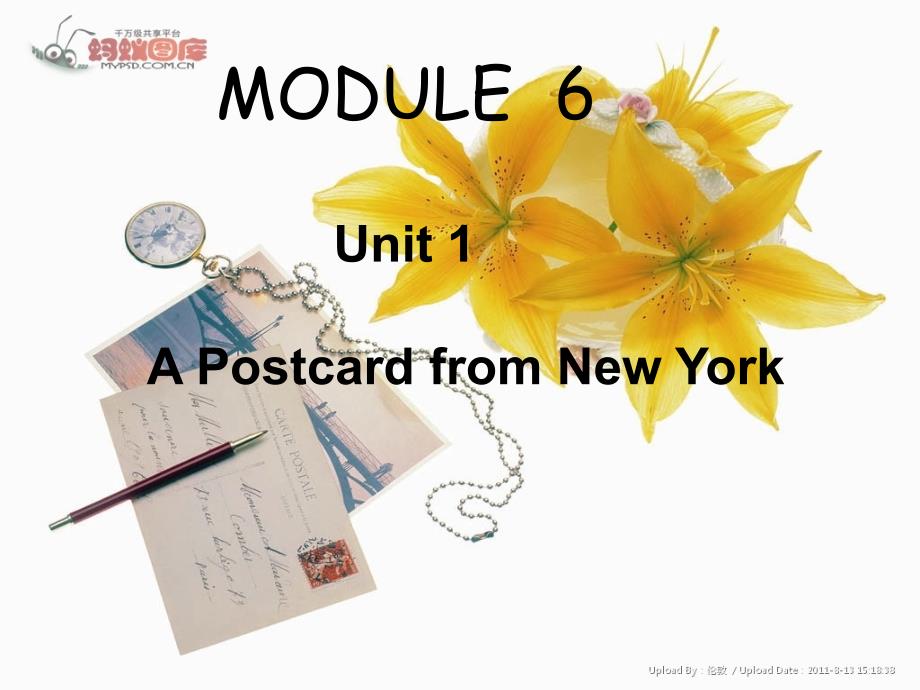 Module_6_Letter_from_Abroad_Unit_1_A_Postcard_from_New_York_课件_3_第1页