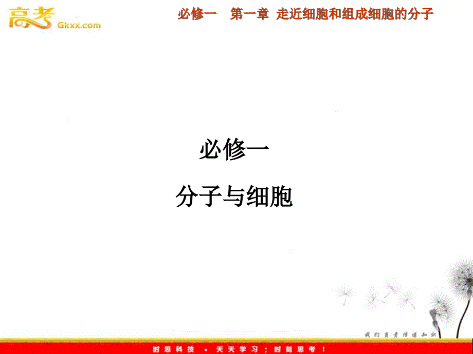 高考生物第一轮复习课件必修1第1章 走近细胞 (2)_第1页