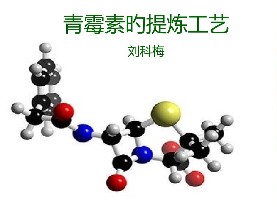 青霉素的提炼工艺_第1页