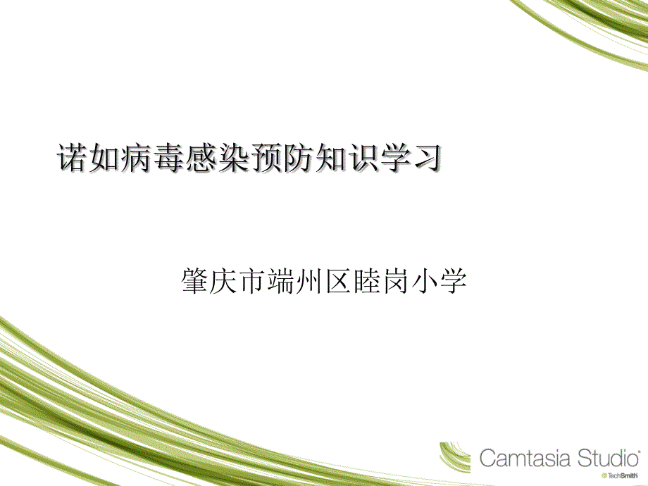 诺如病毒预防专家讲座_第1页