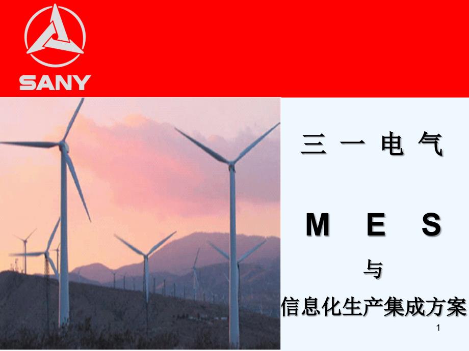 MES项目实施方案剖析-PPT_第1页