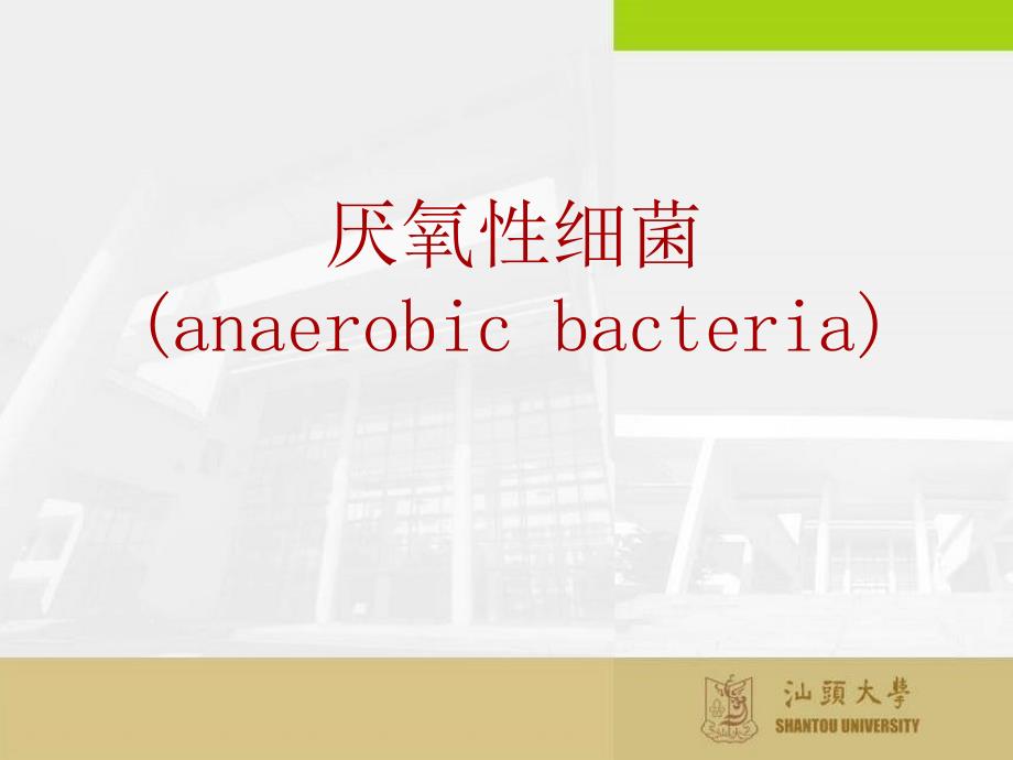 厌氧细菌anaerobicbacteria专业知识讲座_第1页