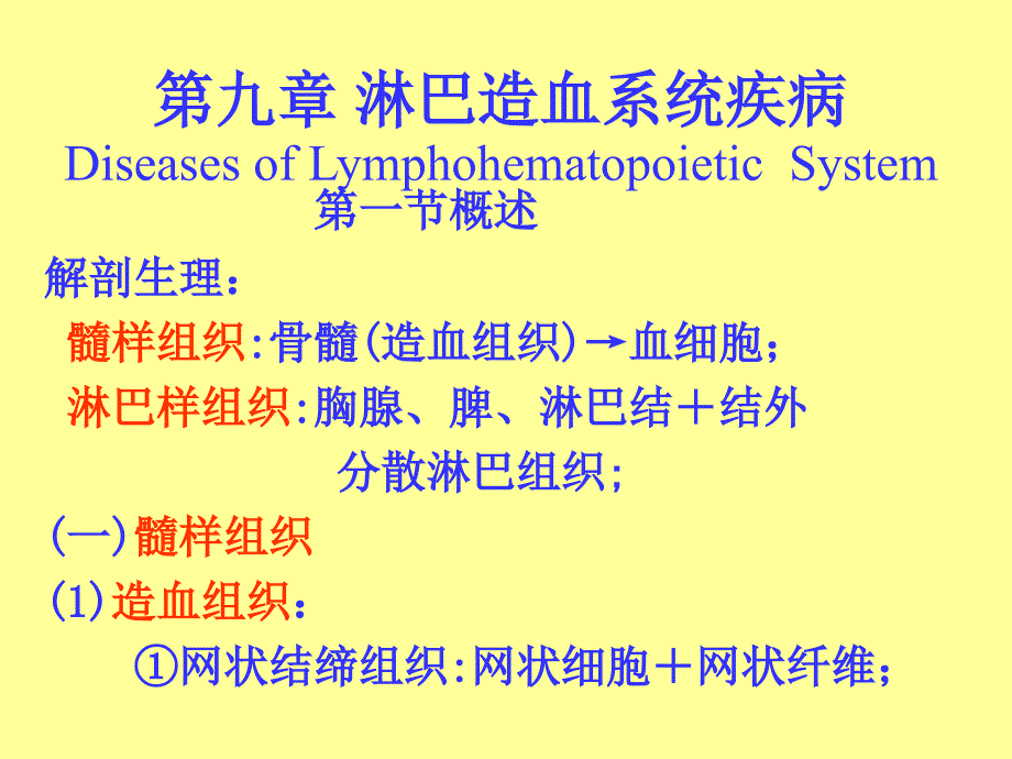 淋巴造血专题知识讲座_第1页