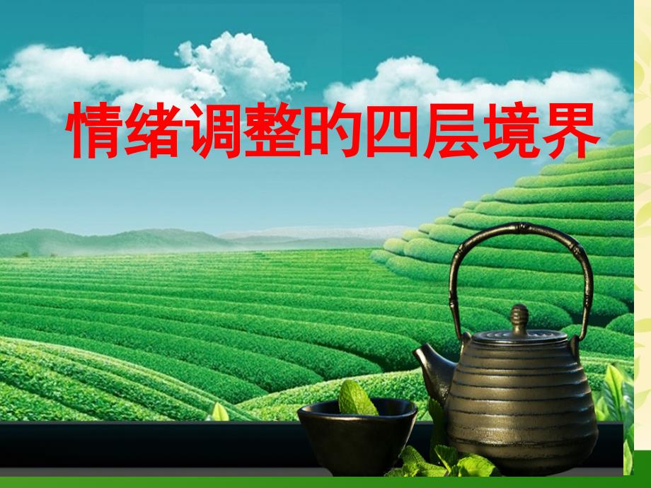 情绪调节的四层境界专家讲座_第1页