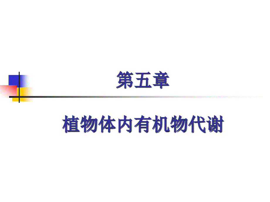 植物体内有机物代谢专家讲座_第1页