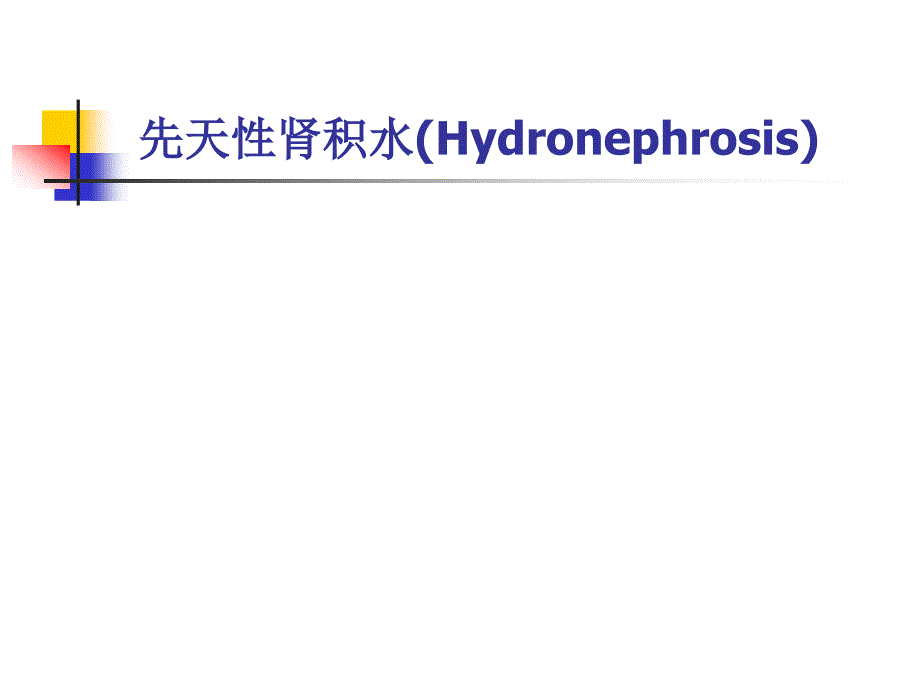 肾积水的医疗护理_第1页