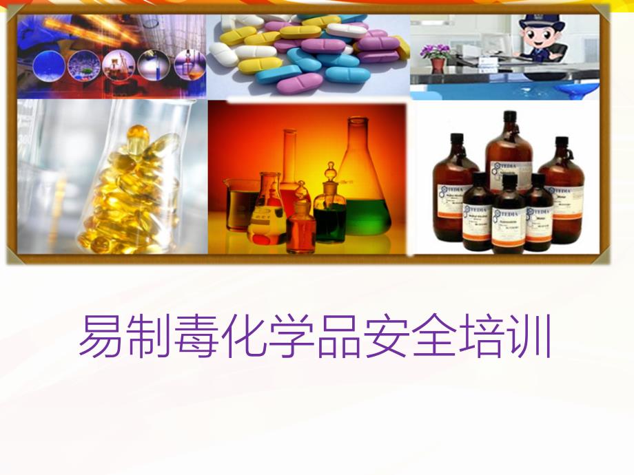 易制毒化学品安全管理培训专题宣讲_第1页