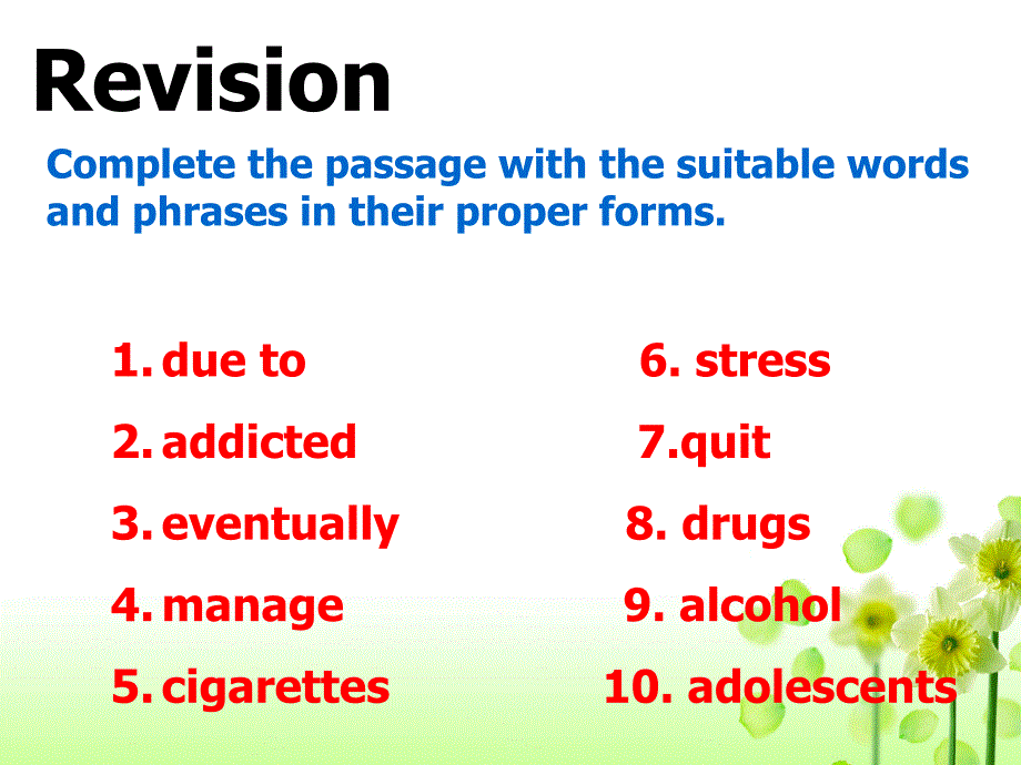 Unit3AhealthylifeGrammar课件1人教版选修六_第1页