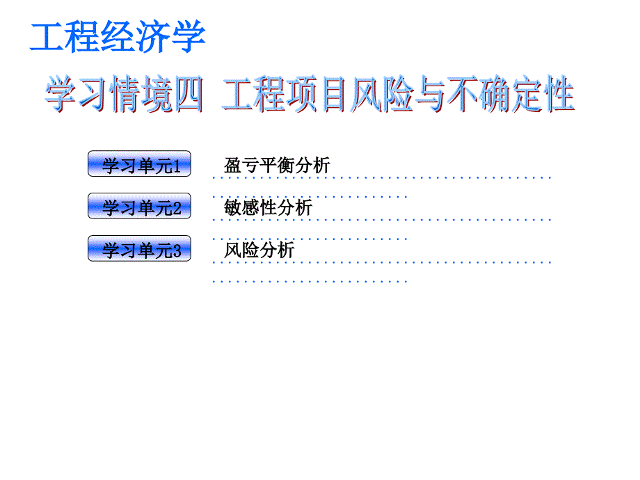 工程經(jīng)濟(jì)學(xué)課件情境4_第1頁(yè)