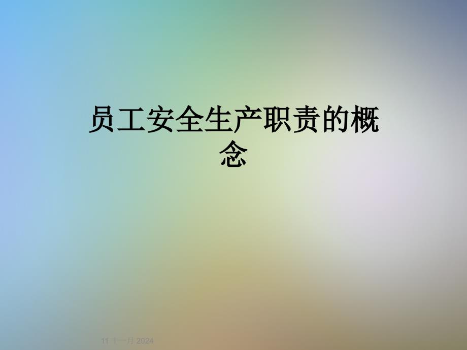 员工安全生产职责的概念_第1页