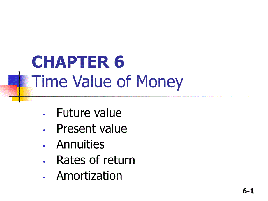 ch06-Time-Value-of-Money-财务管理基础教学课件_第1页