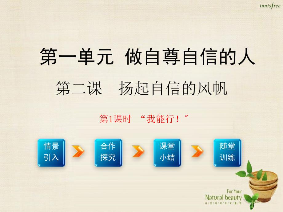 七年级政治下册 第一单元 第二课 第1框我能行课件2 新人教版_第1页