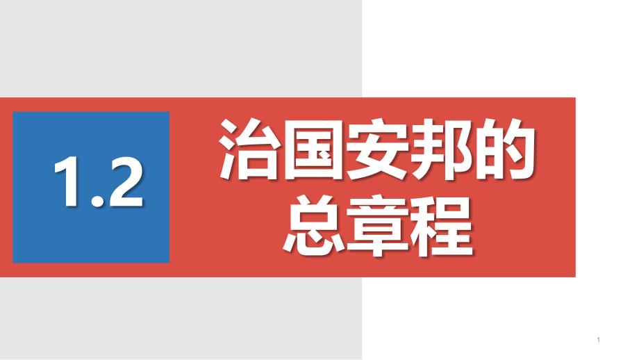 人教版道德与法治八年级下册治国安邦的总章程课件10[1]_第1页