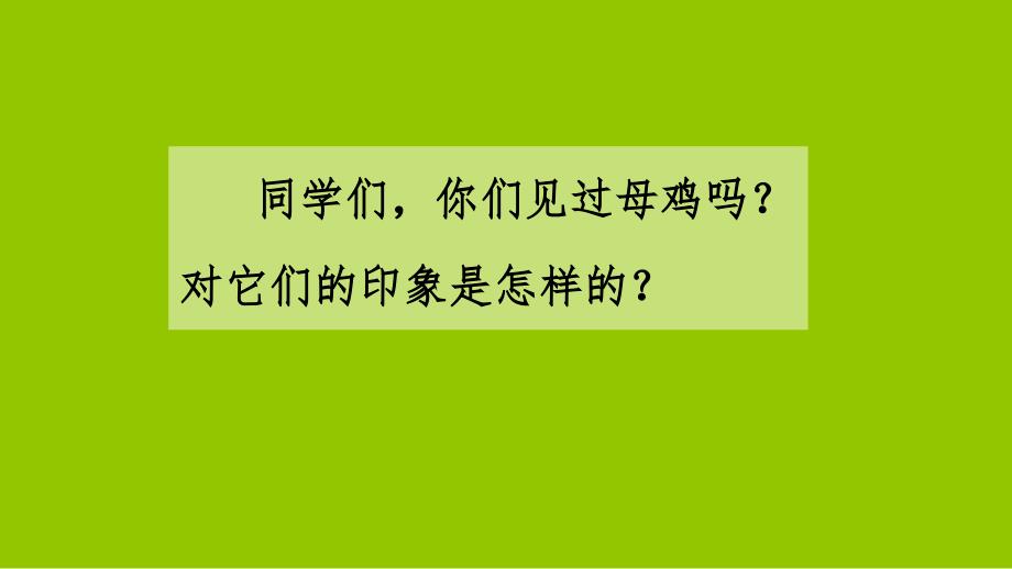 《母鸡》—人教部编版母鸡教学19教学课件_第1页