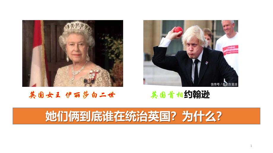 人教版部编九年级历史上册君主立宪制的英国教学课件_第1页