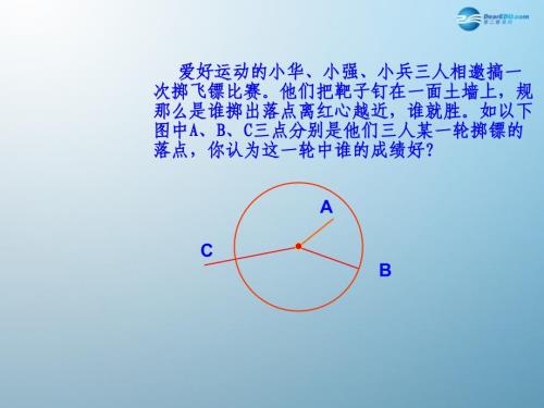 九年級(jí)數(shù)學(xué)上冊(cè) 2421 點(diǎn)和圓的位置關(guān)系課件 （新版）新人教版