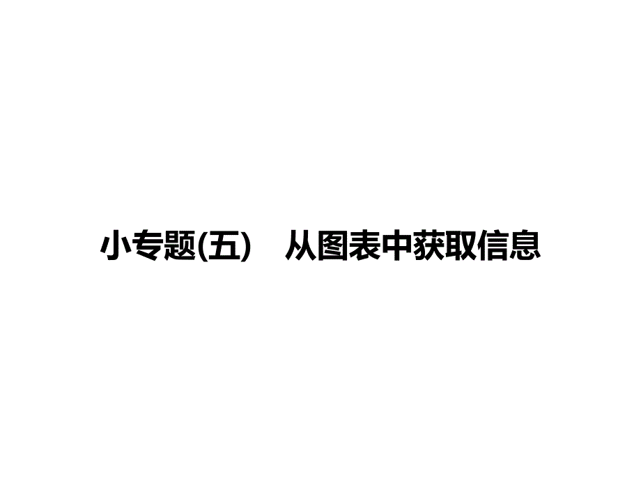 人教版七年级下从图表中获取信息小专题(五)含答案_第1页