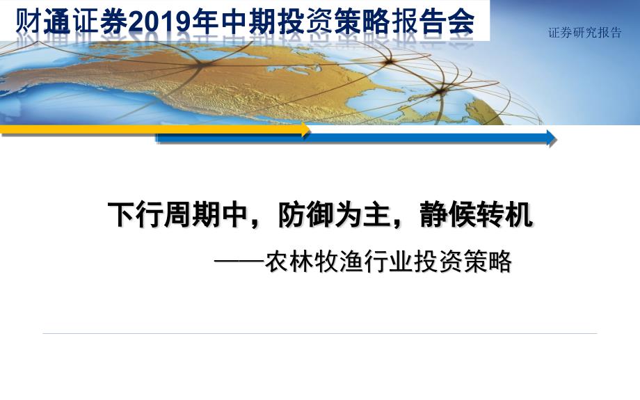 财通证券2019年中期投资策略报告会课件_第1页