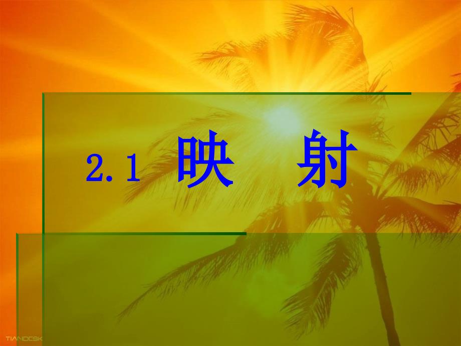 21函数2（映射）_第1页