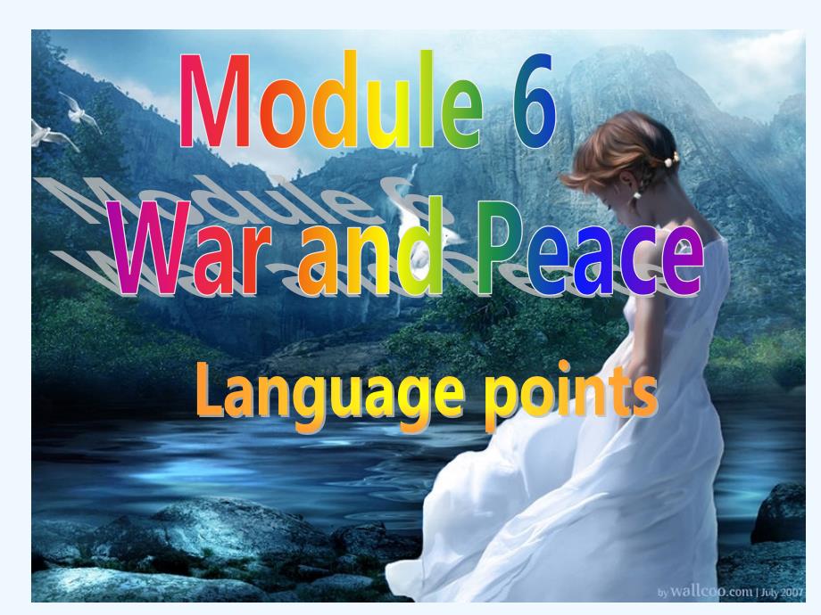 高中英语 Module6《War and Peace》Grammar2课件 外研版选修6_第1页