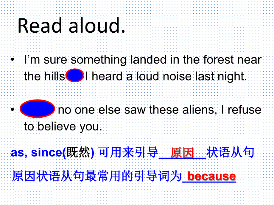 as,since,because,becauseof的运用与区别_第1页