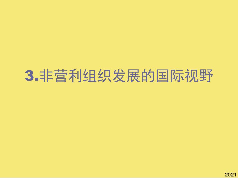 非营利组织发展的国际视野PPT优秀资料_第1页