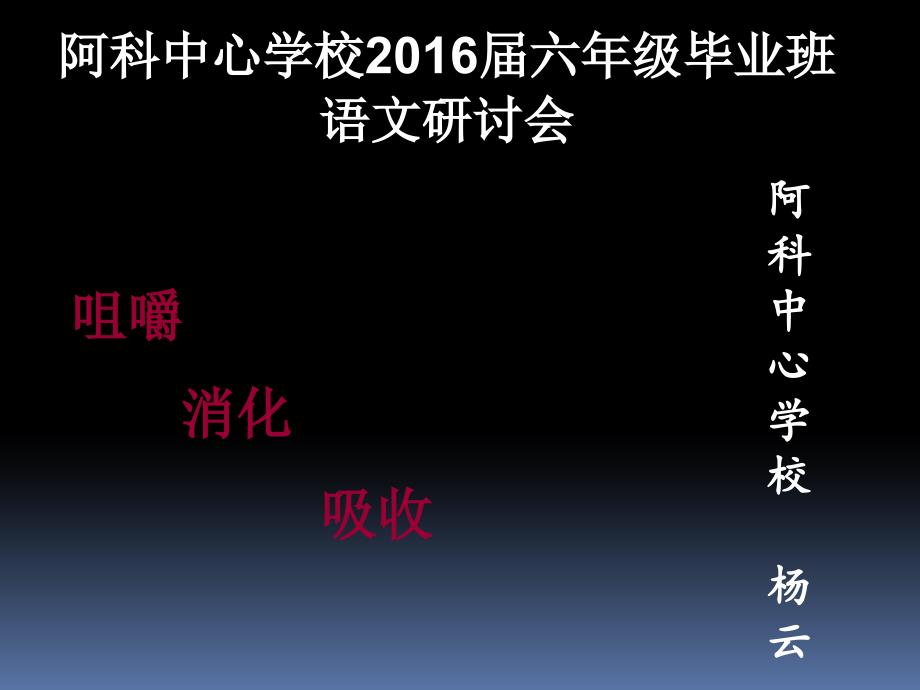 小学高年级语文复习策略_第1页