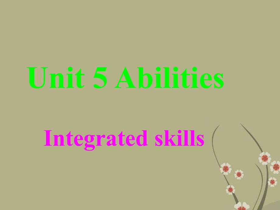 江苏省沭阳银河学校七年级英语下册Unit 5 Finding your way Integrated skills课件 牛津版_第1页