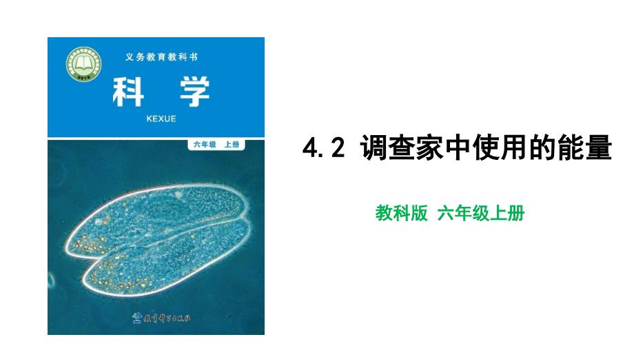 2021年教科版六年级科学上调查家中使用的能量教学课件_第1页