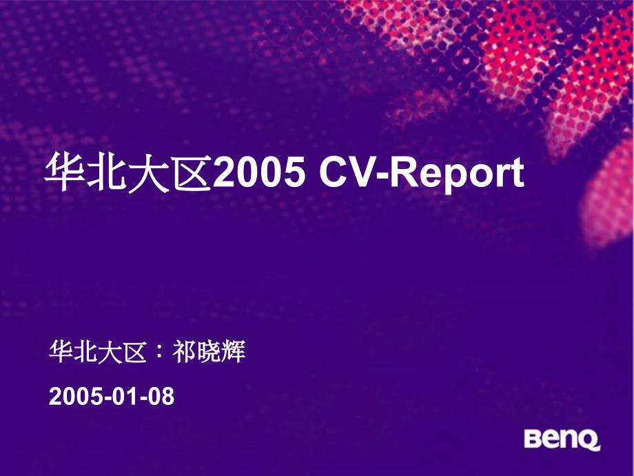 华北大区CVReport_第1页