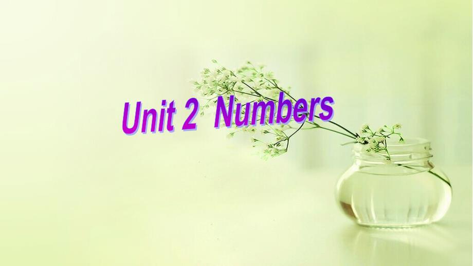 join-in剑桥英语三年级上册unit2-numbers课件_第1页