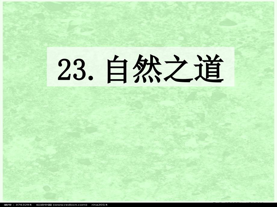 2022语文S版语文六上《自然之道》课件2_第1页