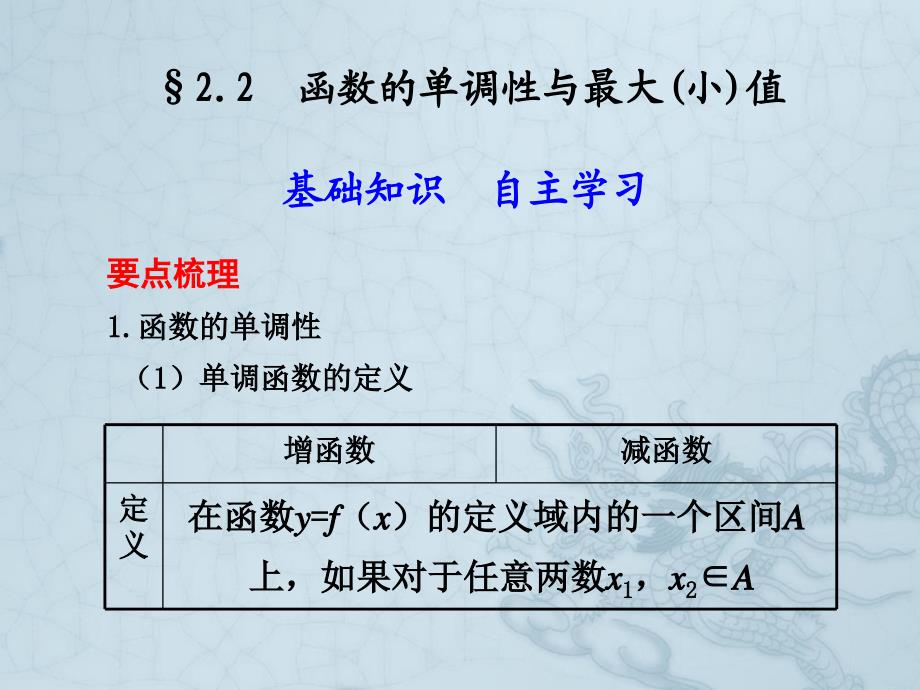 22----函数的单调性与最大(小)值课件_第1页