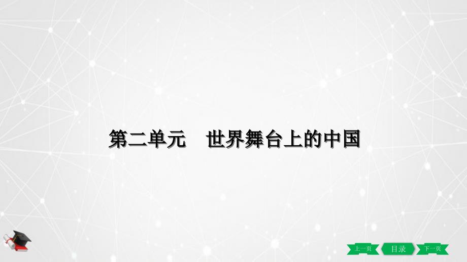 中考一轮-道德与法治-复习课件九年级下册-第二单元-世界舞台上的中_第1页