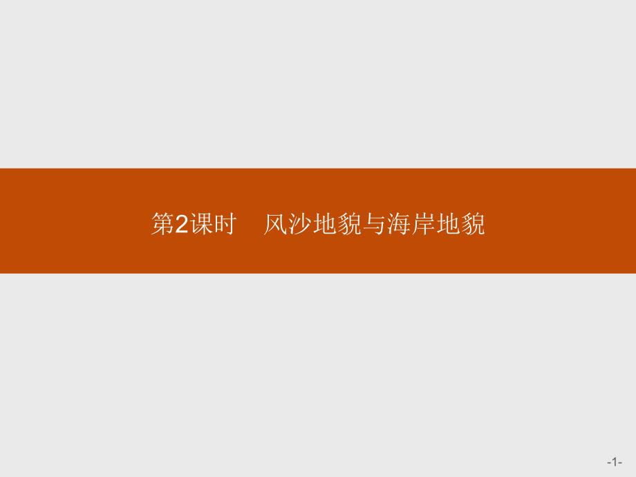 【新教材】风沙地貌与海岸地貌课件—人教版地理必修一_第1页