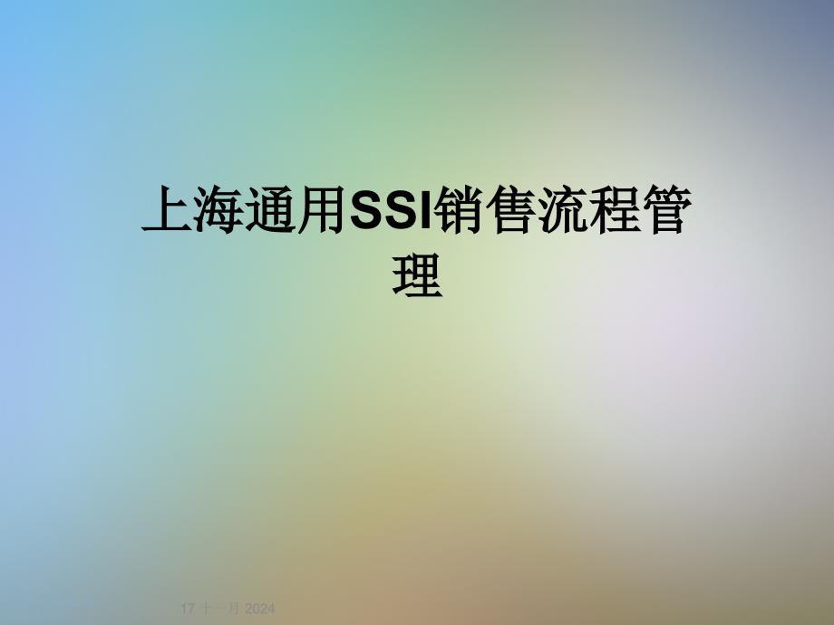 上海XXSSI销售流程管理课件_第1页