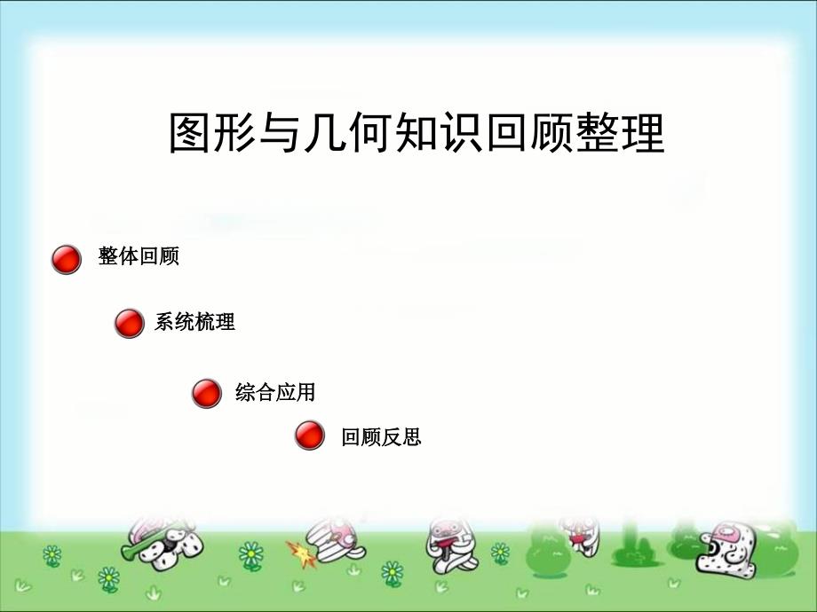 《空间与图形回顾整理》公开课教学课件【小学四年级数学下册】_第1页