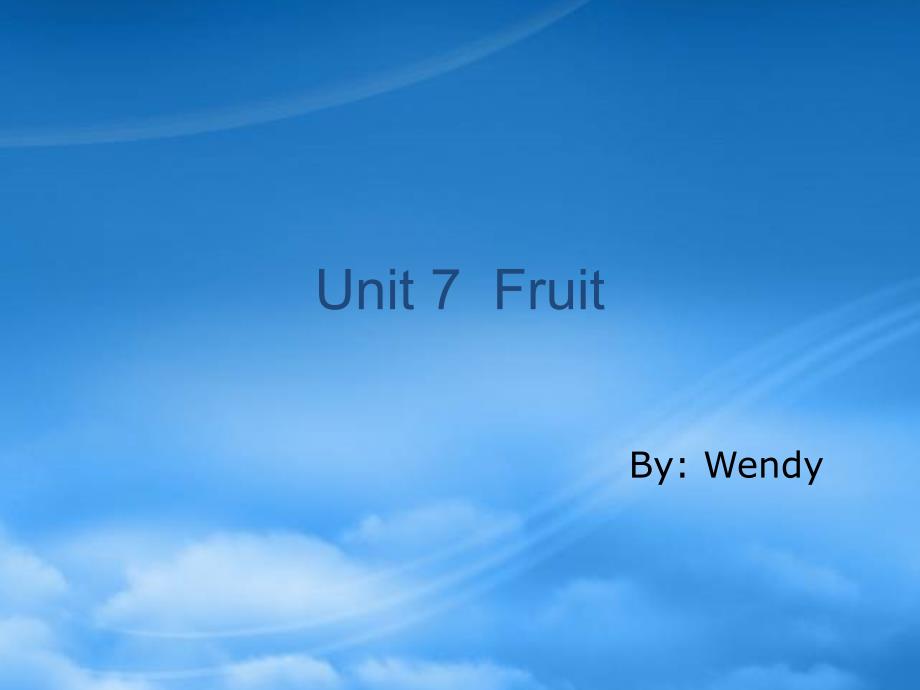 一级英语上册-Unit-7-Fruit课件-人教新起点(通用)_第1页