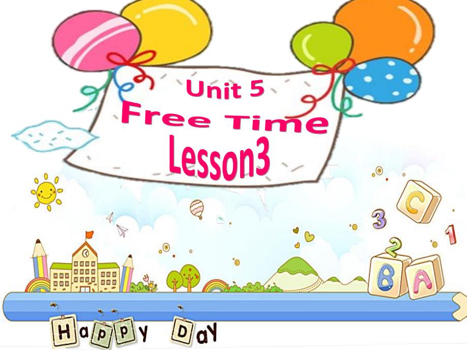 人教版一年级起点小学四年级下册英语《Unit-5-free-time》课件_第1页