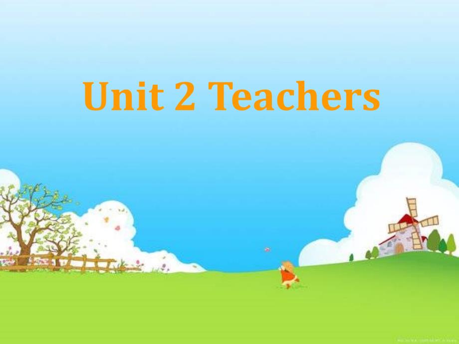 人教版一年级起点小学五年级上册英语《Unit-2-teachers》课件_第1页