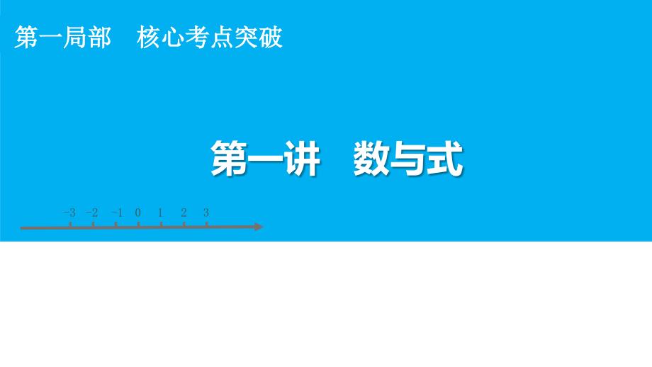 九年级数学总复习：数与式优秀课件_第1页