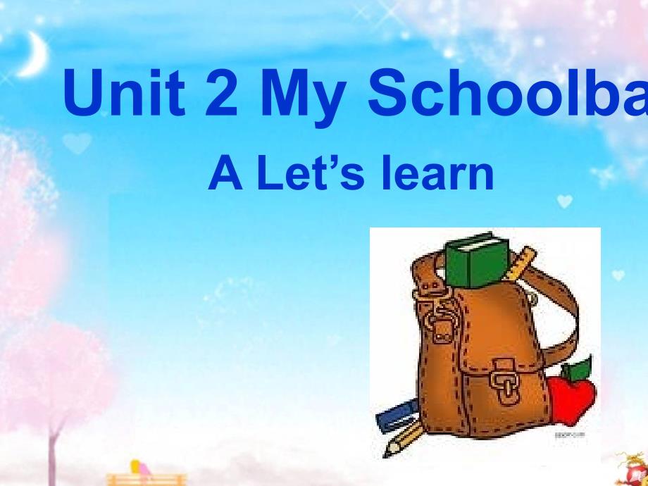 人教版PEP四年级英语上册《Unit2-A-Let's-learn》优质课课件1_第1页