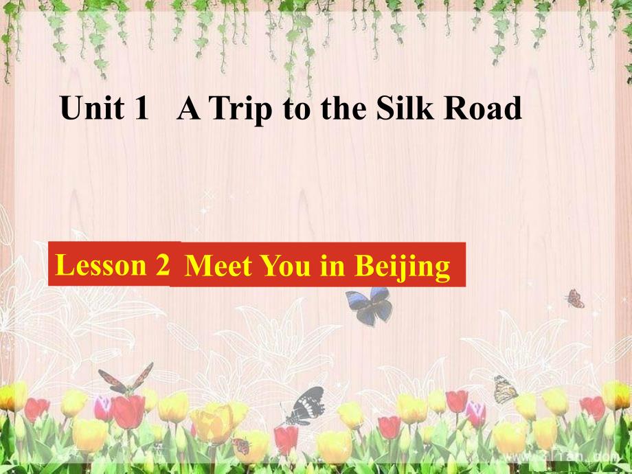 冀教版英语八下Lesson-2Meet-you-in-Beijing课件_第1页