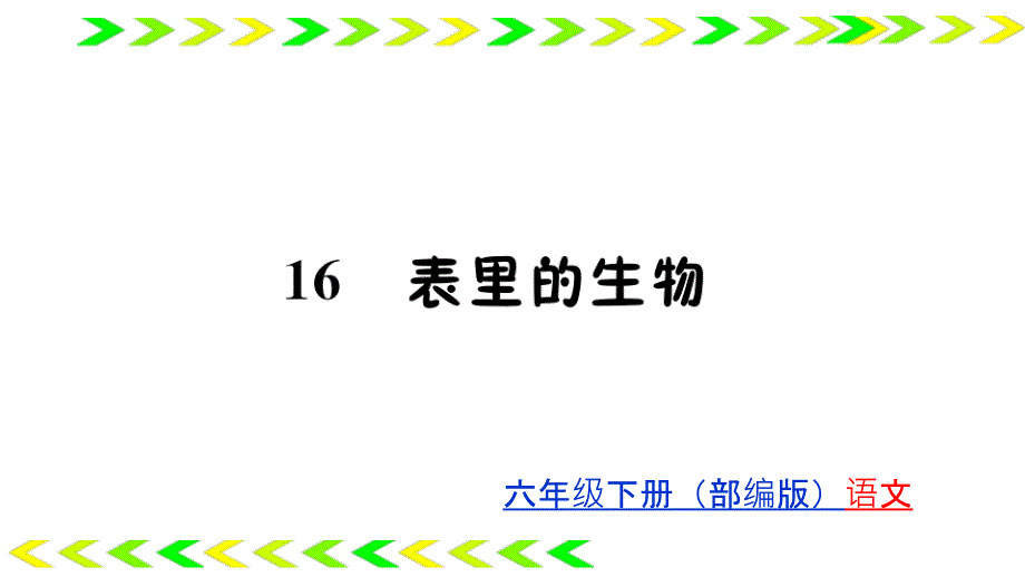 六下语文完美课件第五单元-人教部编版-2_第1页