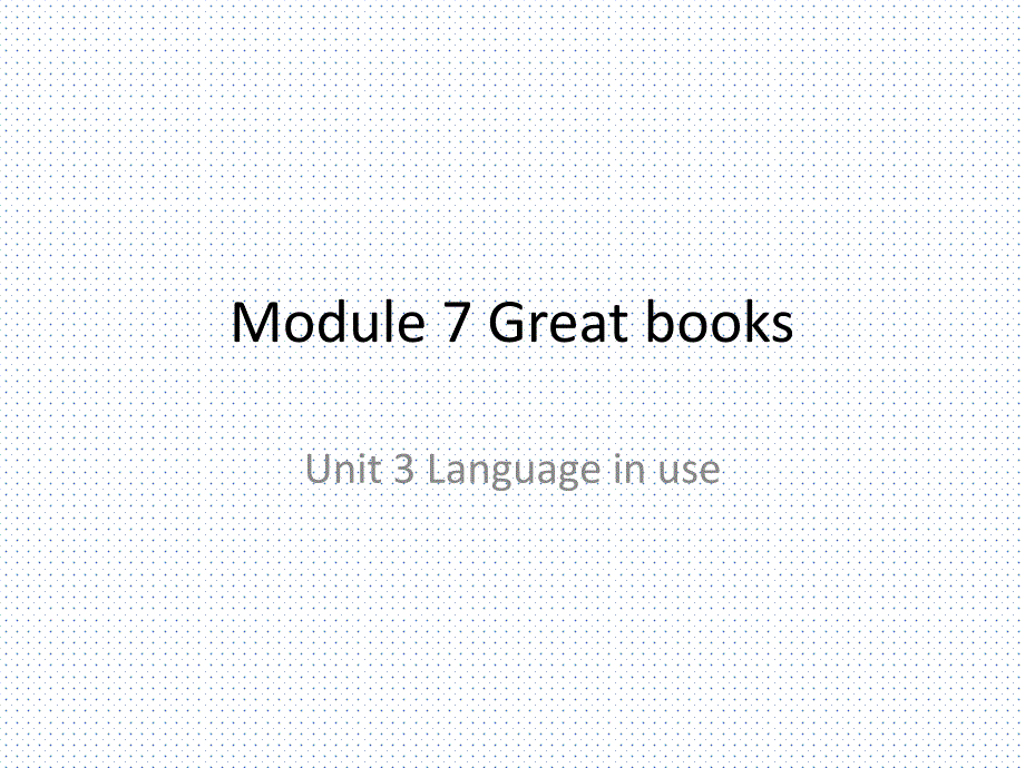 外研版英语九年级上册ModuleUnitLanguageinuse2课件_第1页