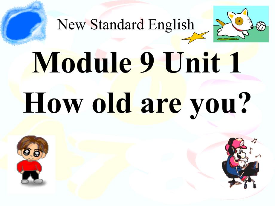 外研版一年级上册Module9unit1课件_第1页