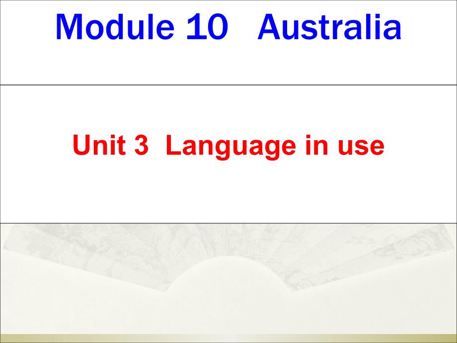 外研版英语九年级上册ModuleUnitLanguageinuse课件_第1页