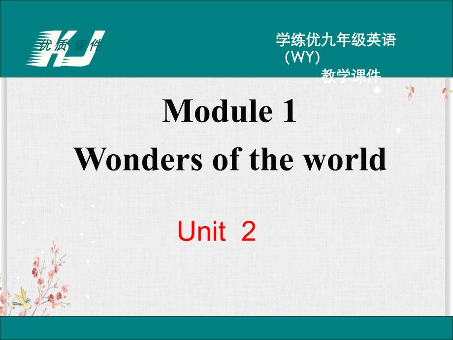 外研版九年级英语上册课件Module1Unit2_第1页