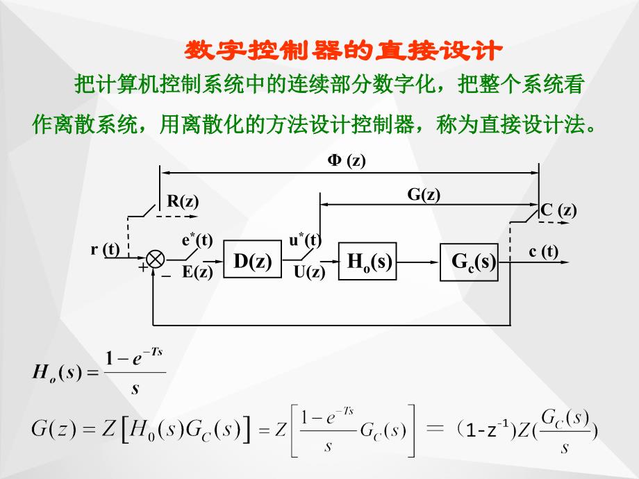 数字控制器的直接设计课件_第1页