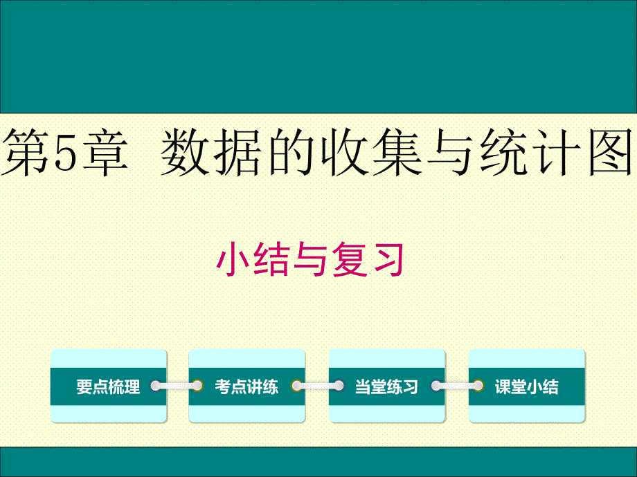 数据的收集与统计图小结与复习课件_第1页